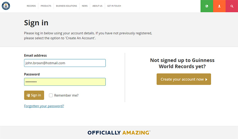  Application process Step 1 Login